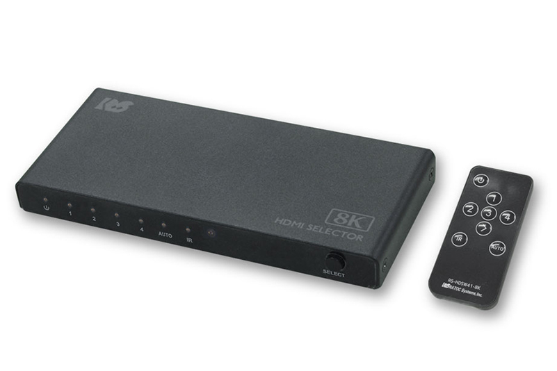 テレビ Ry0 ラトック、8K60Hz/4K120Hz対応のHDMIセレクター「RS-HDSW41-8K」。最大
