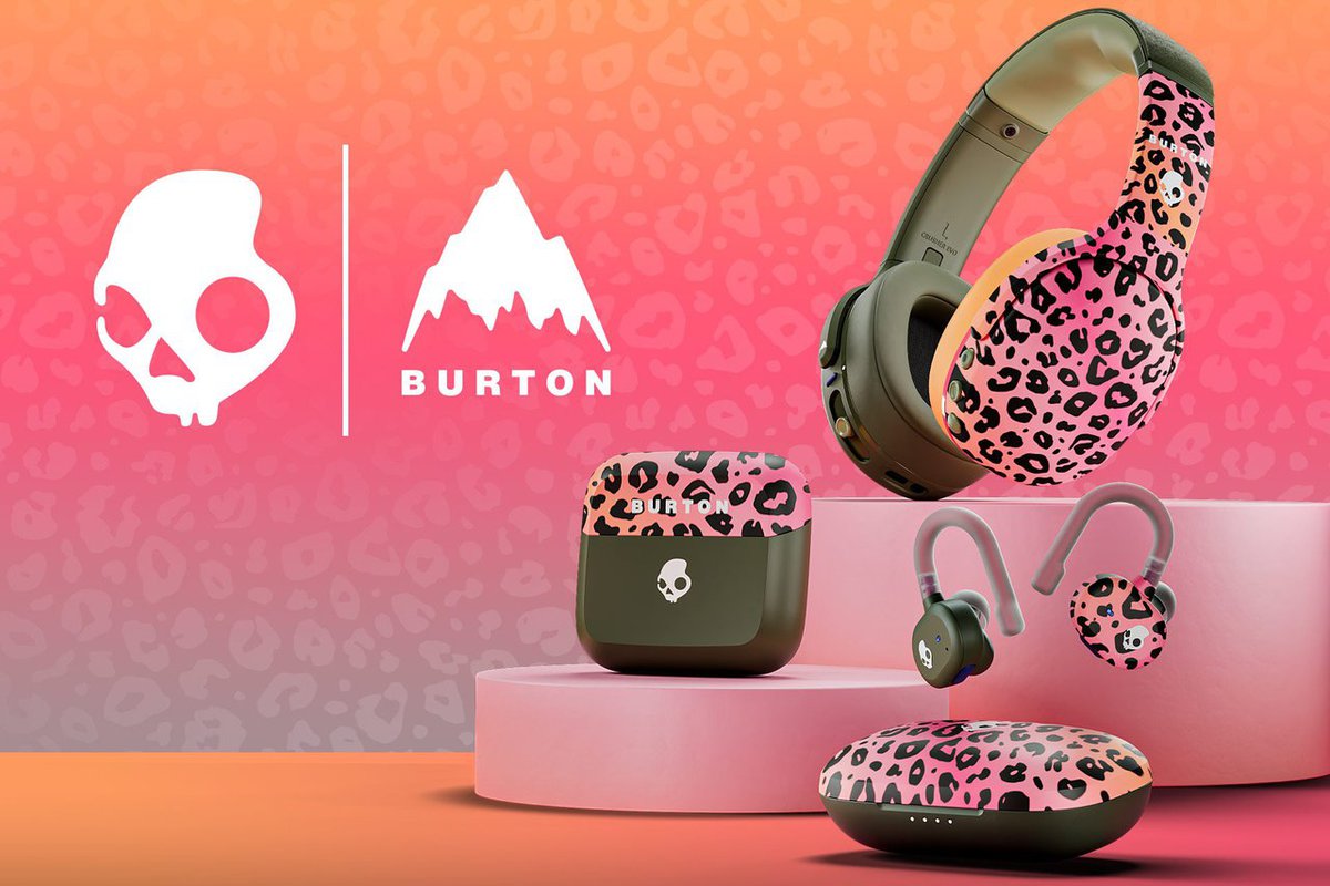 Skullcandy、スノボブランドBURTONとコラボ。「Crusher Evo」などの