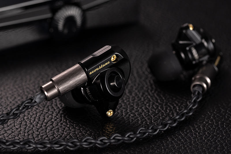 Acoustune、ダイナミック型イヤホン「HS1300SS」に新色「Black