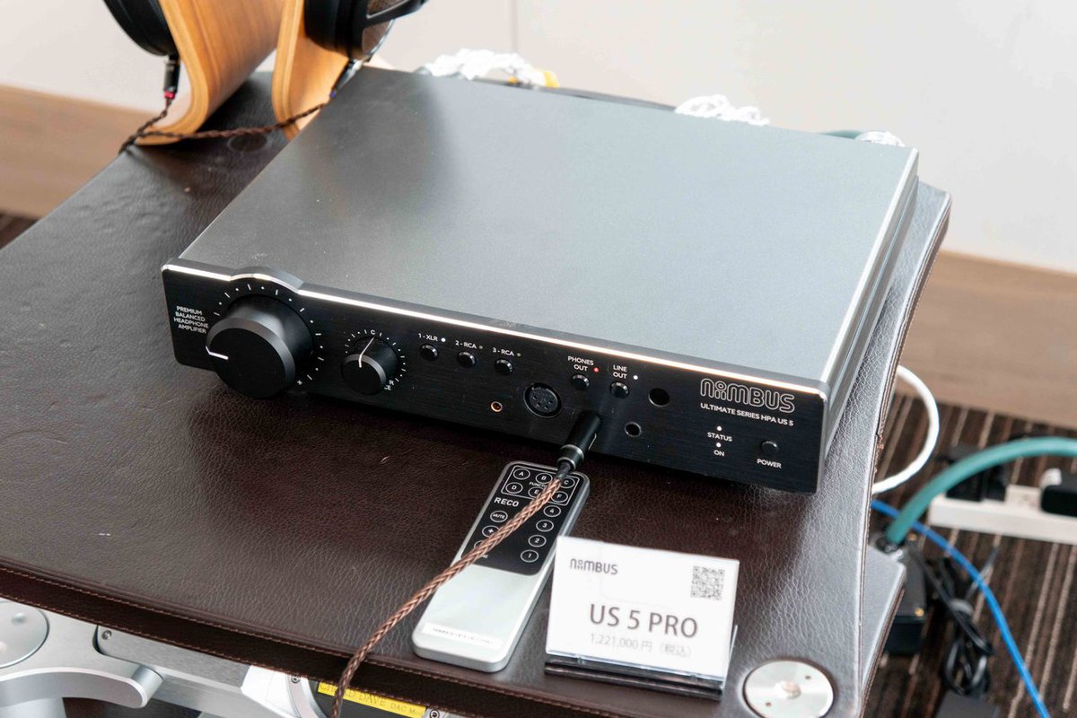 ヘッドフォン祭＞Nimbus最上位ヘッドホンアンプ「US 5 Pro」やChord 