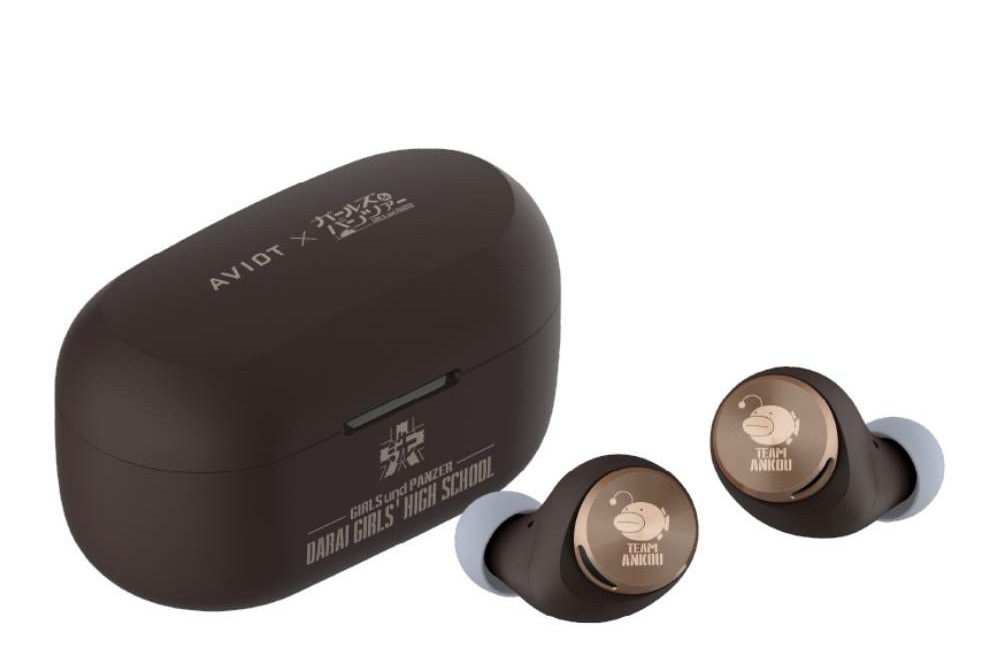 美品 ガルパン×AVIOT ワイヤレスイヤホン あんこうチーム 専用箱&ボイス
