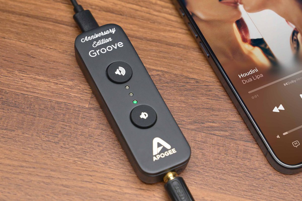 Apogee、プロ機器の技術を活かしたUSB-DAC兼ヘッドホンアンプ「GROOVE