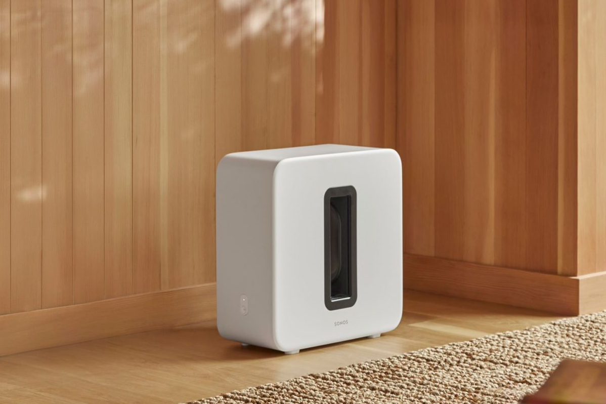 Sonos、デザイン／内部構造を刷新した新サブウーファー「Sub 4