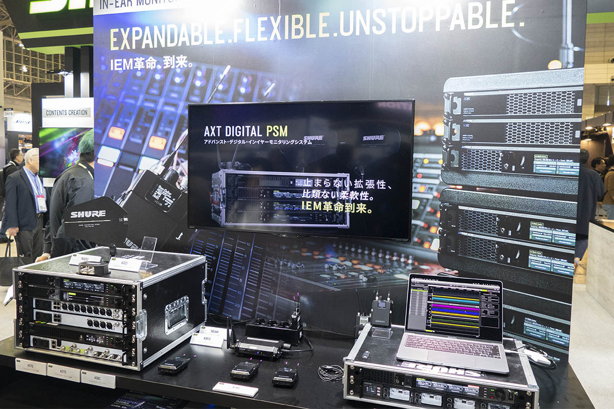 Inter BEE＞Shure、新技術搭載のインイヤーモニタリングシステムを展示