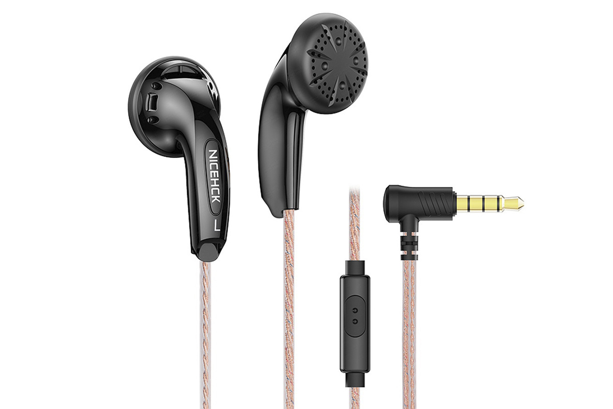 NICEHCK、高性能マイク搭載イヤホン「YD30 マイク付き」。 銀メッキ