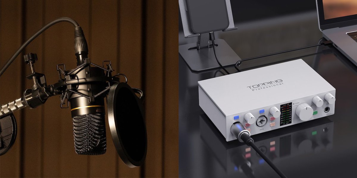 TOPPING Professional、コンデンサーマイク「CL101」／OTG接続