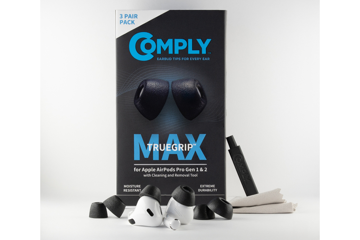 コンプライ、新素材「SmartSkin」採用イヤーピース「TrueGrip MAX