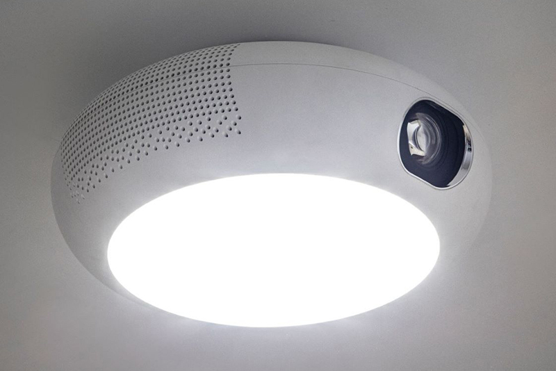 ドウシシャ、LEDシーリングライト一体型プロジェクター。Amazonで先行