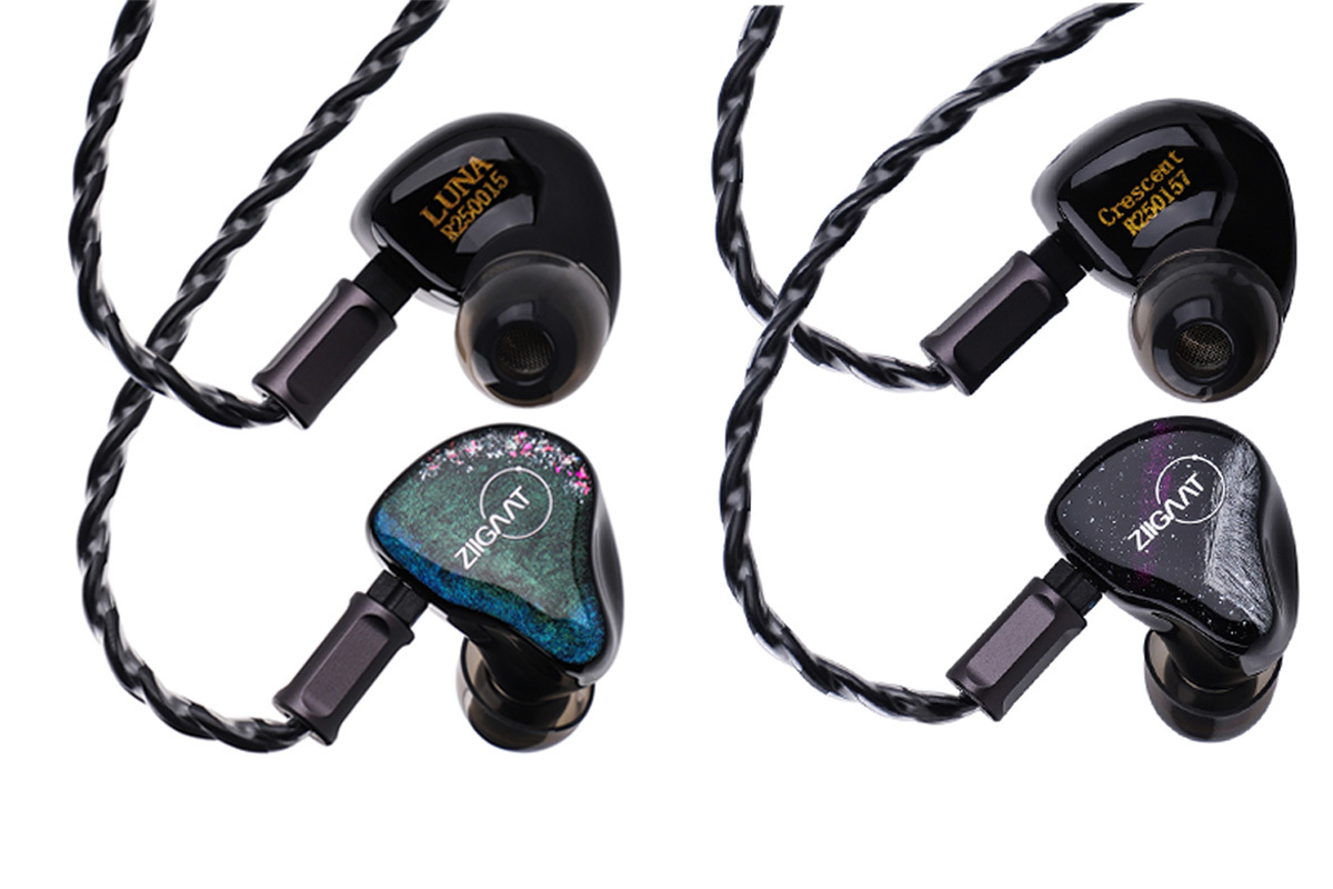 ZiiGaat、3社のBAドライバーを使用した6BAイヤホン「Luna」。2DD＋2BA