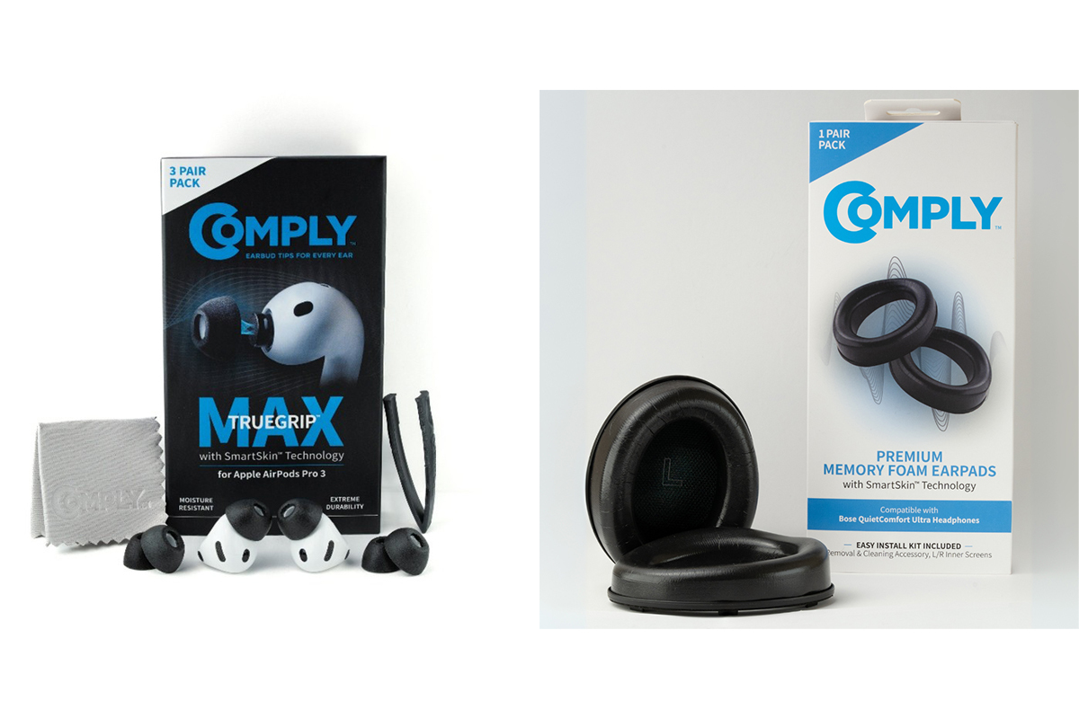 コンプライ、初のヘッドホン用フォームイヤーパッド。Boseの