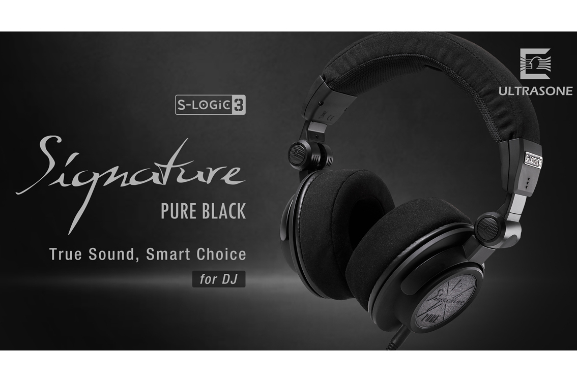 ULTRASONE、入門DJモニターヘッドホン「Signature PURE BLACK
