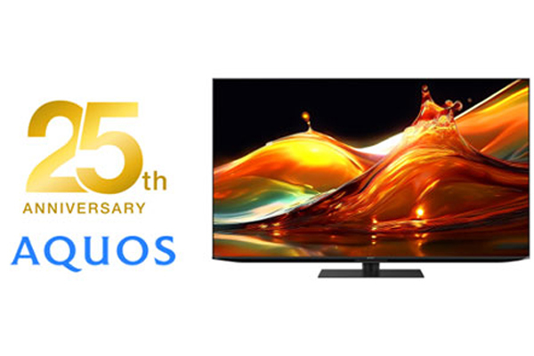 シャープ、テレビ「AQUOS」25周年記念キャンペーン。第1弾はキャッシュ