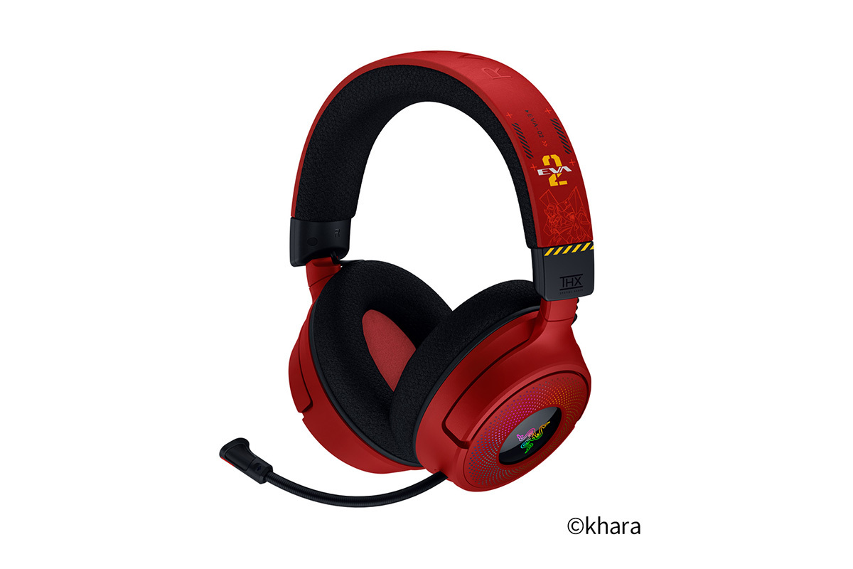 Razer、ゲーミングヘッドセット「Razer Kraken V4」にエヴァ2号機