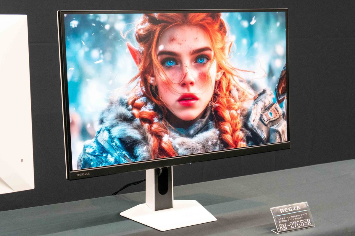 【新品未開封】REGZA ゲーミングモニター 27V型 TVS REGZA初のゲーミングモニター、27型WQHD/23.8型フルHDモデルが発売