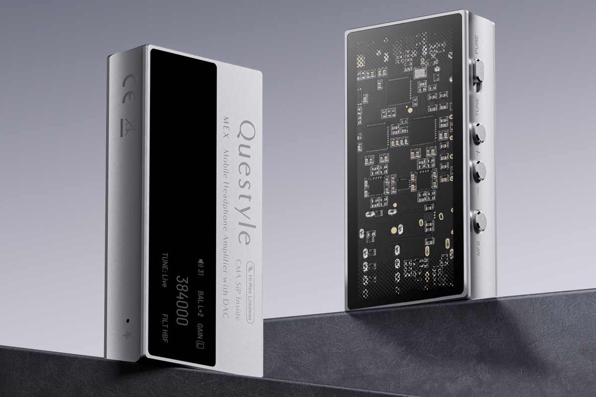 Questyle、デュアルDACと独自カレントモードアンプモジュールを組み合わせたポタアン…