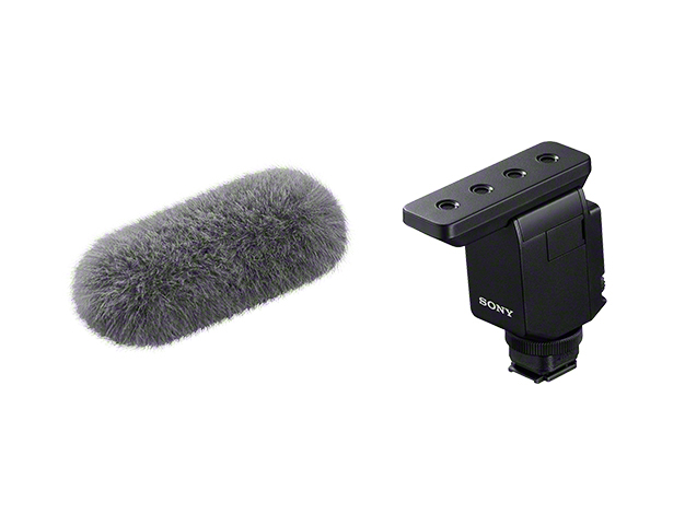 ソニー、3つの指向性を切り替えられる小型ショットガンマイク「ECM-B10