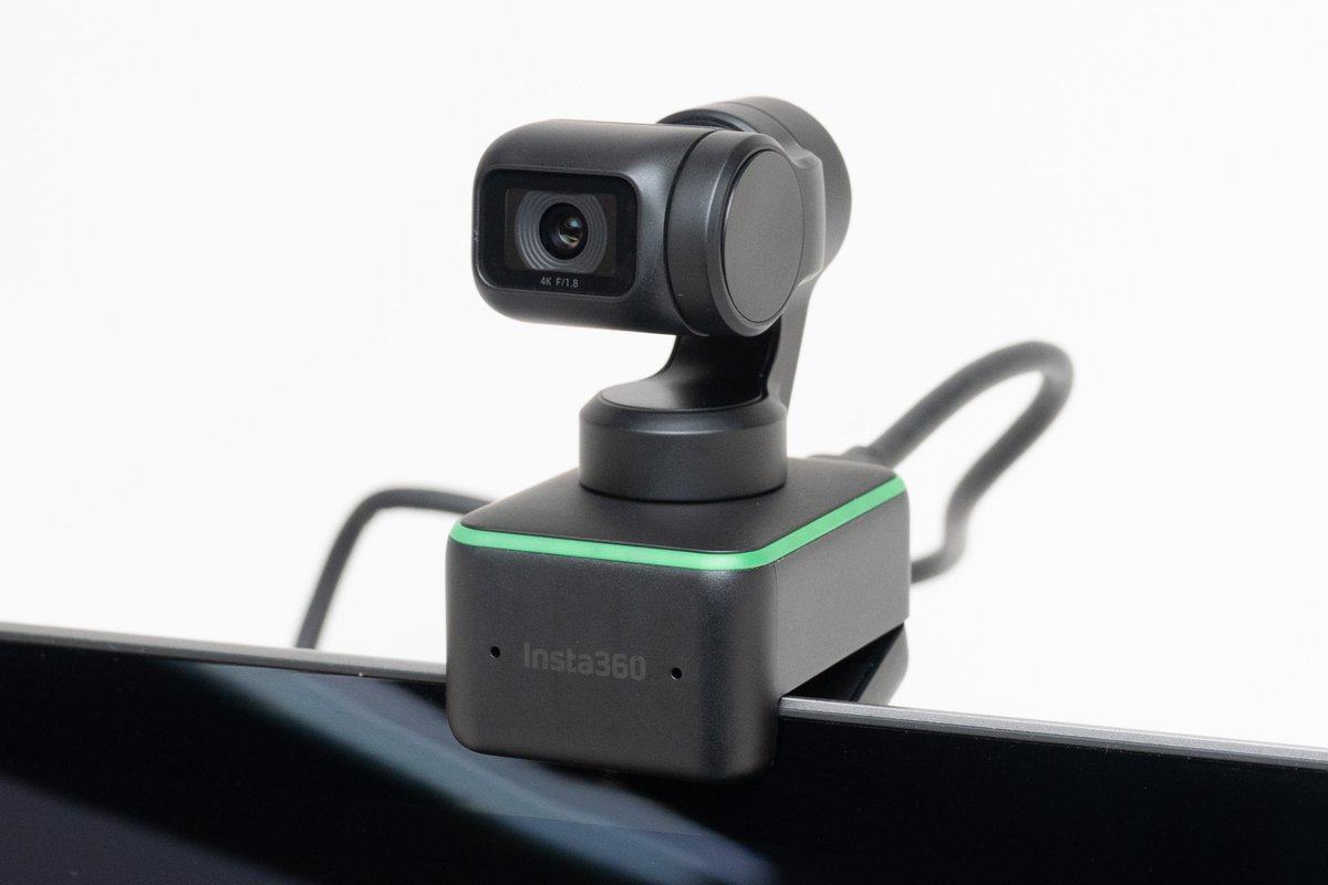 Insta360、3軸ジンバル搭載の4Kウェブカメラ「Insta360 Link」。AIで 
