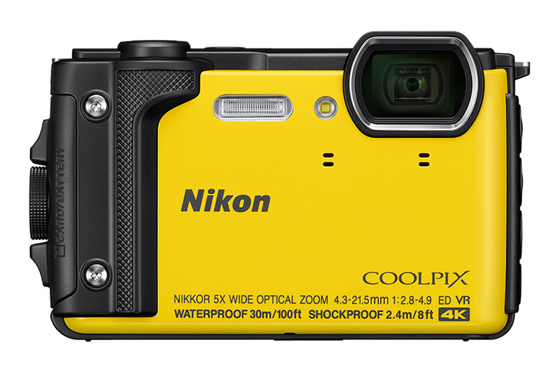 ニコン、4K動画撮影対応のアウトドア向けデジタルカメラ「COOLPIX W300