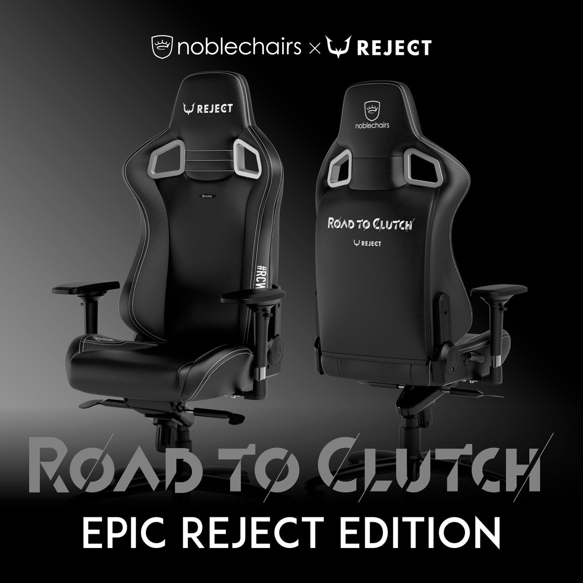 noblechairs、プロeスポーツチーム「REJECT」とのコラボゲーミング 