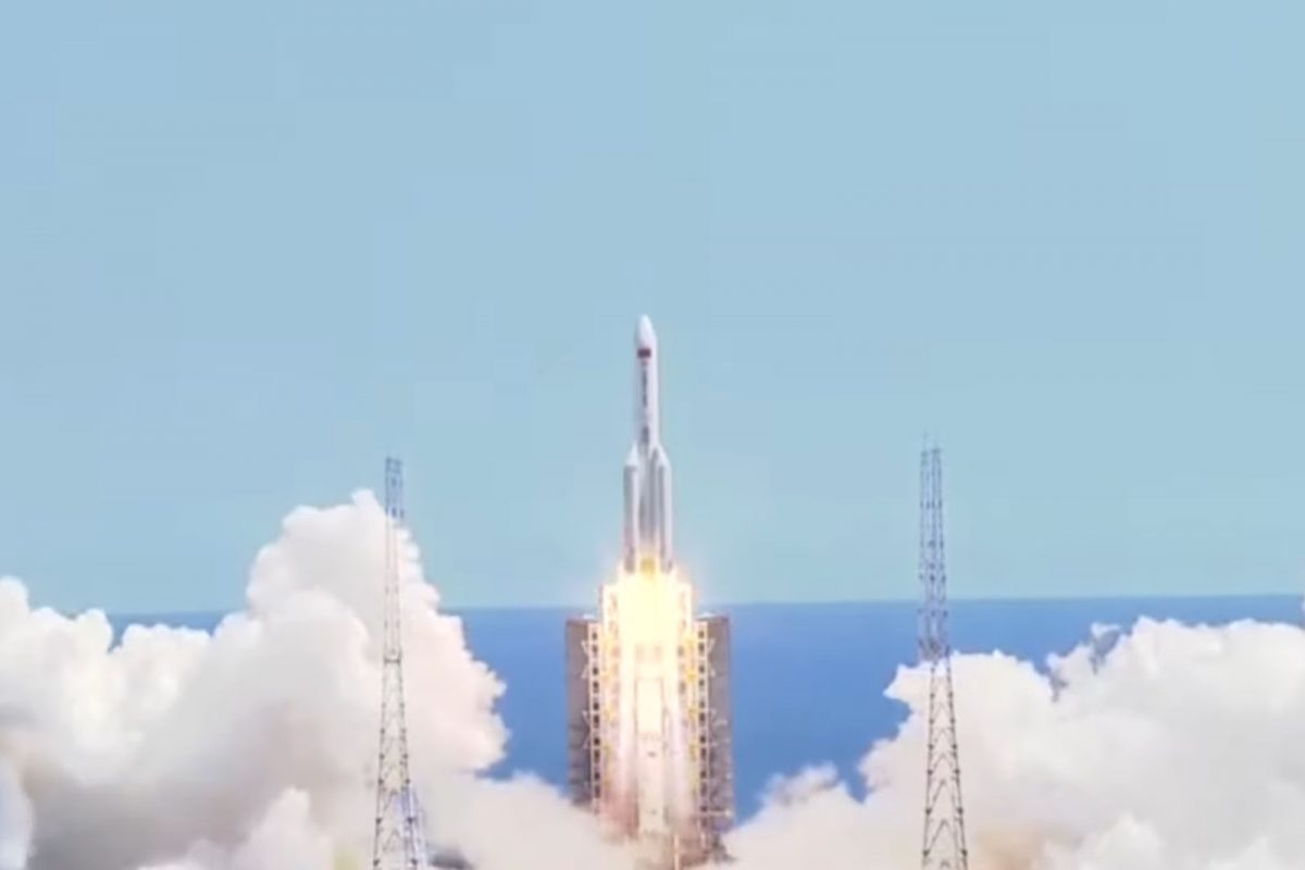 中国のロケットが数日以内に制御なしで大気圏に突入する予定です。