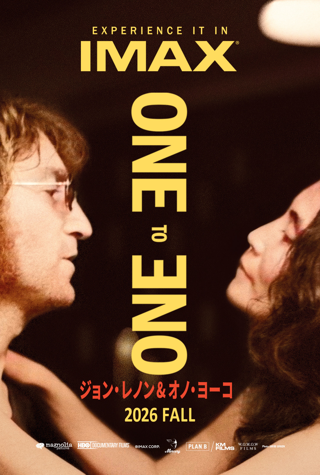 映画『ジョン・レノン＆オノ・ヨーコ：One to One』IMAX上映決定。2026