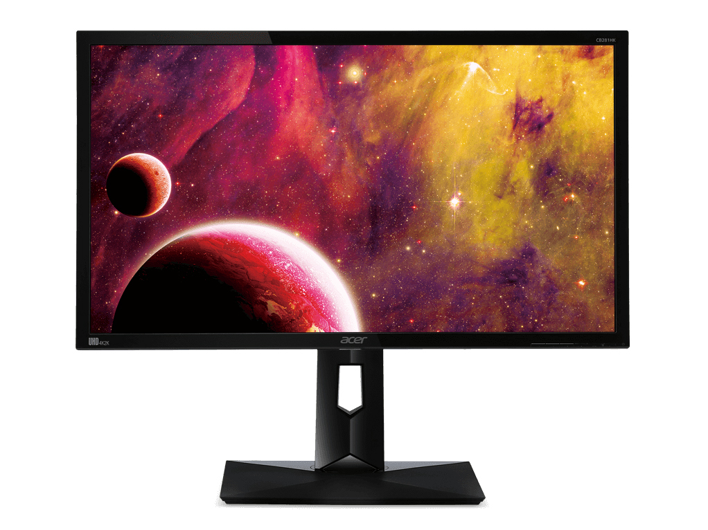Acer、4K/HDR10対応の28型モニター「CB281HKAbmiiprx」。約4.3万円