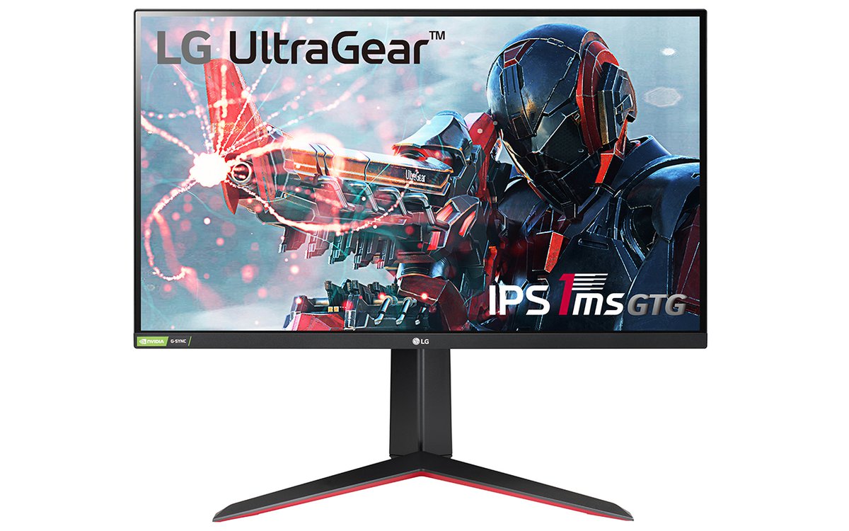 LG、IPSパネル採用／応答速度1msのゲーミングモニター「27GN650-B