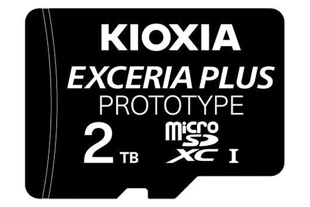 キオクシア、“業界最大容量”2TB microSDXCカードの試作に成功。2023年