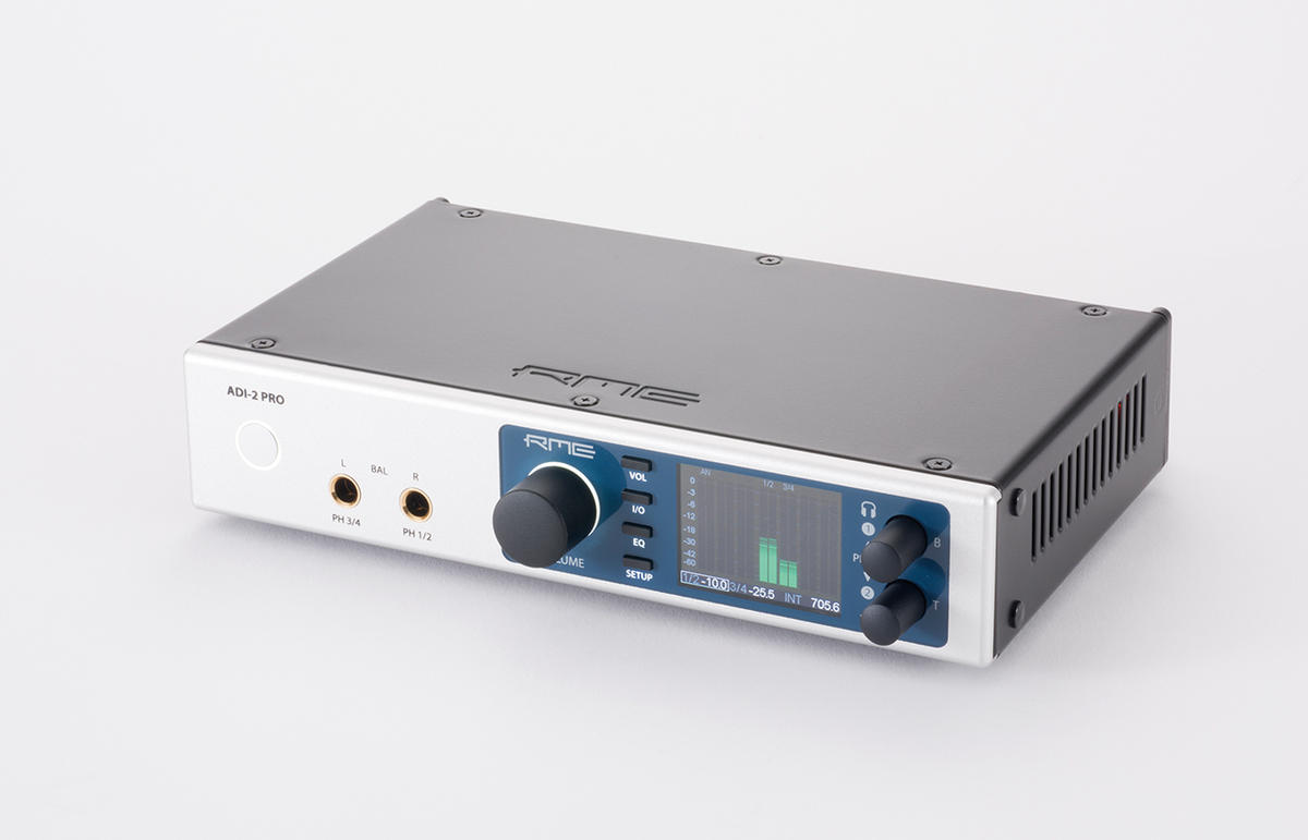 忠実再現と音楽表現が融合 ― RME「ADI-2 Pro」の絶妙なチューニングを