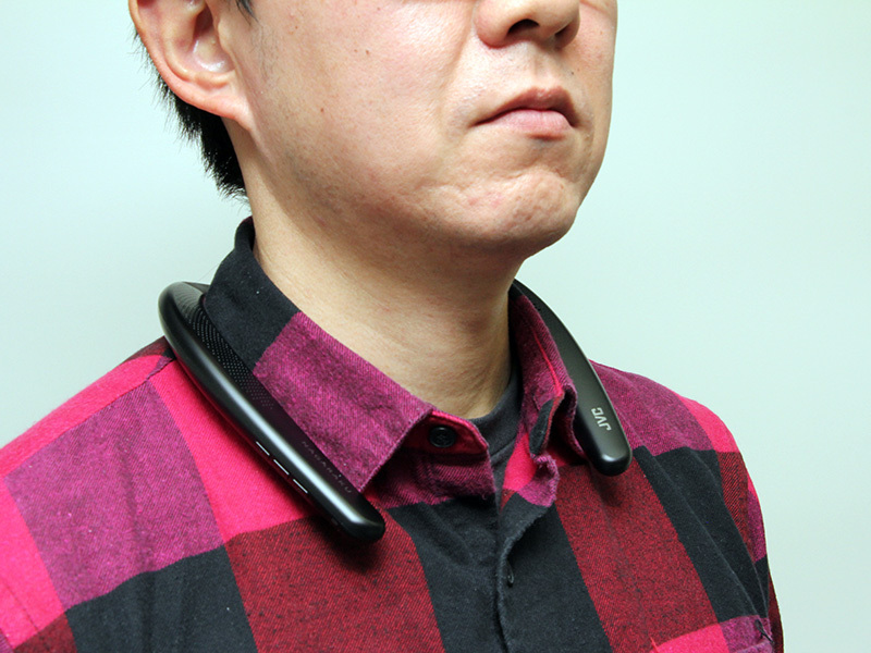 JVC SP-A7WT-W ネックスピーカー ワイヤレス ウェアラブルワイヤレス