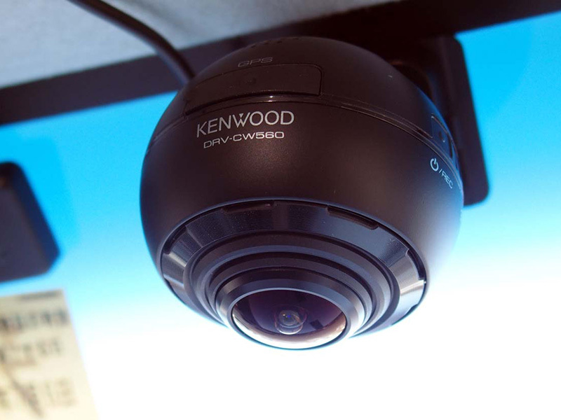 12074円 【返品交換不可】 KENWOOD 360°撮影対応ドライブレコーダー DRV-CW560