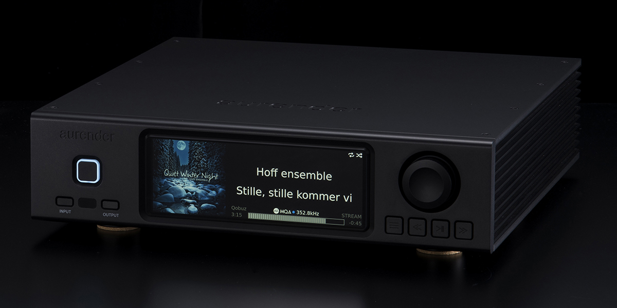 技術と音楽的感性の結晶。aurenderの“戦略モデル” 最新ネットワーク