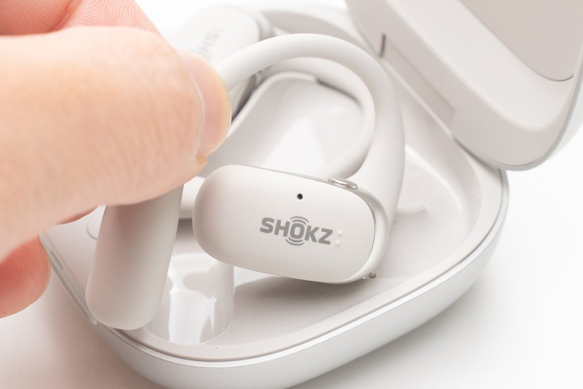 Shokz OpenFit 2 ワイヤレスイヤホン　ながら聴き Amazon.com: SHOKZ OpenFit 2 Open-Ear Headphones,True Wireless