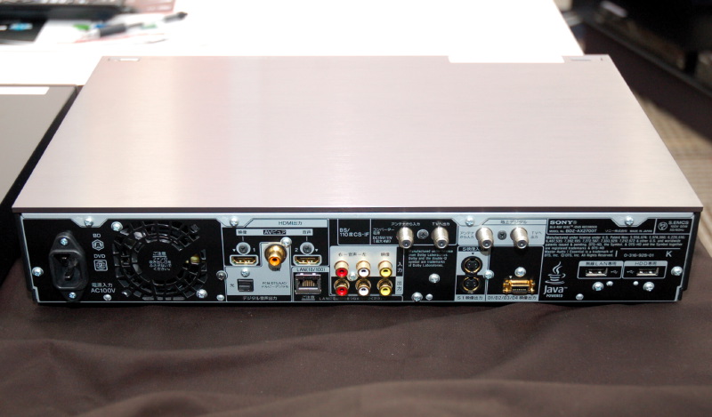 画像4 - ソニー、BDレコーダー新フラグシップ機「BDZ-AX2700T」を発売 - PHILE WEB