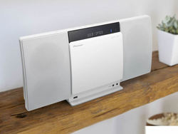 Pioneer Bluetooth搭載　CDミニコンポ　X-SMC01BT 良品 インテリアや模様替えに合わせて2色のパネルを着せ替えできるCD