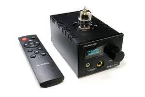 【最終値下げ‼️】真空管ヘッドホンアンプ FX-AUDIO-、12AU7真空管搭載のプリアンプ／ヘッドホンアンプ