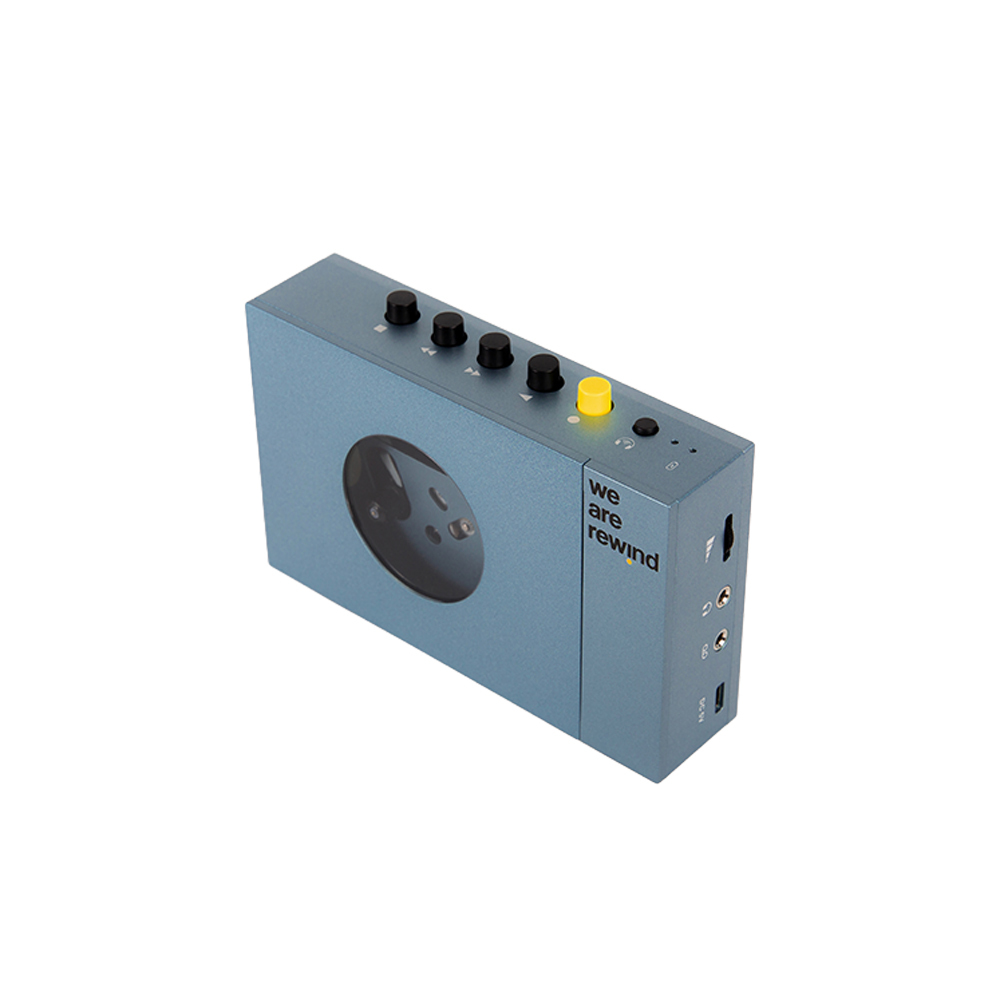 we are rewind WE-01 カセットプレーヤー 未使用品 フランス生まれのBluetooth対応カセットレコーダー、We Are Rewind「WE