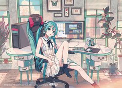 初音ミクのpc部屋 を再現するpc周辺機器6種類 ツクモ店舗 ネットショップで7 1から予約開始 Phile Web