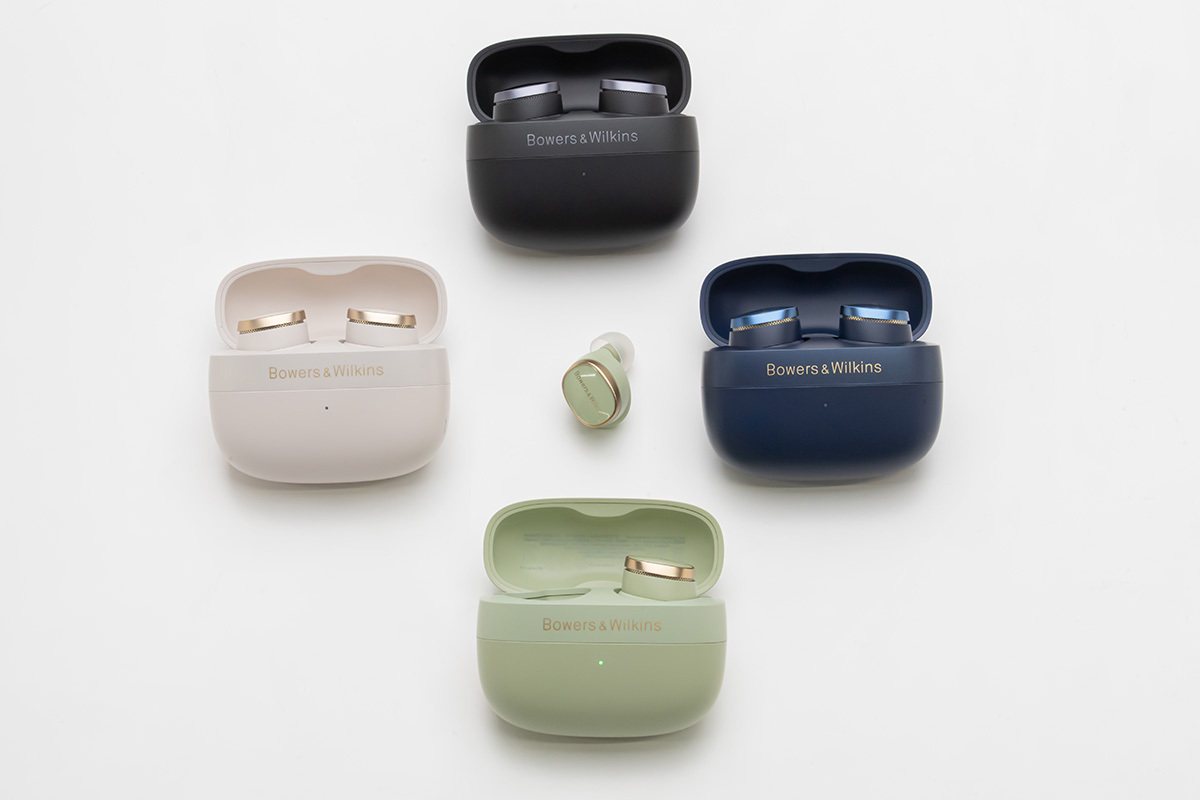 【美品 レシート付】pi8 Bowers & Wilkins グリーン Bowers & Wilkins 新製品] フラッグシップ完全ワイヤレス