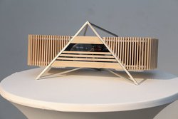 ��HIGH END��iFi audio�A�g�|�h�{�f�B�̃I�[���C�������E�X�s�[�J�[�uAurora�v�| 6��̃}�C�N�ō��x�ȉ���␳������