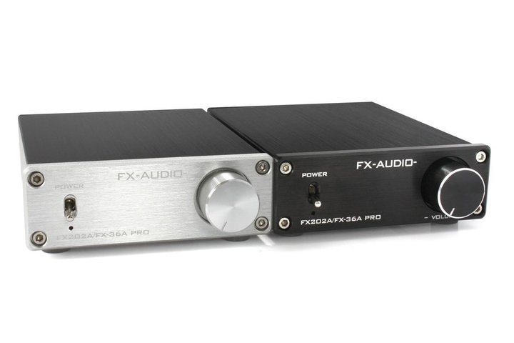 FX-AUDIO-�A�f�W�^���p���[�A���v�uFX202A/FX-36A PRO�v�����j���[�A���B�����R���f���T�[�ȂǍ̗p