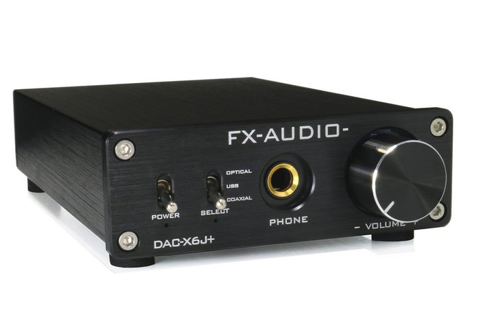 FX-AUDIO-、USBレシーバー部を強化したヘッドホンアンプ内蔵DAC「DAC-X6J+」