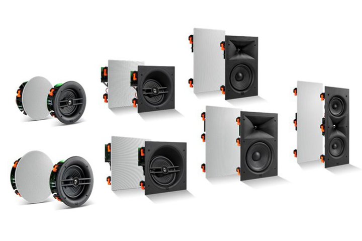 JBL�A �ǁE�V�䖄�ߍ��ݗp�X�s�[�J�[�uStage Architectural�V���[�Y�v�B�x�[�����X�O���������^�ō����ݒu��