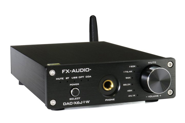 FX-AUDIO-、Bluetooth接続にも対応のヘッドホン／プリアンプ内蔵DAC「DAC-X6J+W」