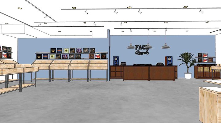 Face Records�A���É��ɏ��o�X�B1�N�����POP UP�V���b�v��4/28�I�[�v��