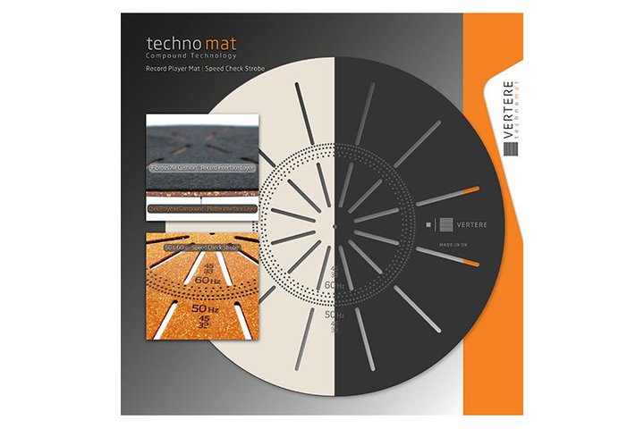 VERTERE、レコードプレーヤー用の2層構造マット「techno mat」