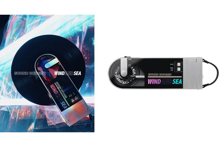 �I�[�f�B�I�e�N�j�J�A�g�T�E���h�o�[�K�[�h�ɃA�p�����u�����h�uWIND AND SEA�v�R���{�̌��胂�f��