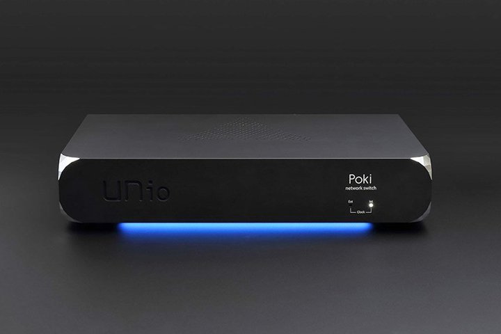 �u���C�g�[���A���`UNio�̃I�[�f�B�I�p�l�b�g���[�N�X�C�b�`�uPoki�v�����BSFP���t�@�C�o�[�P�[�u����