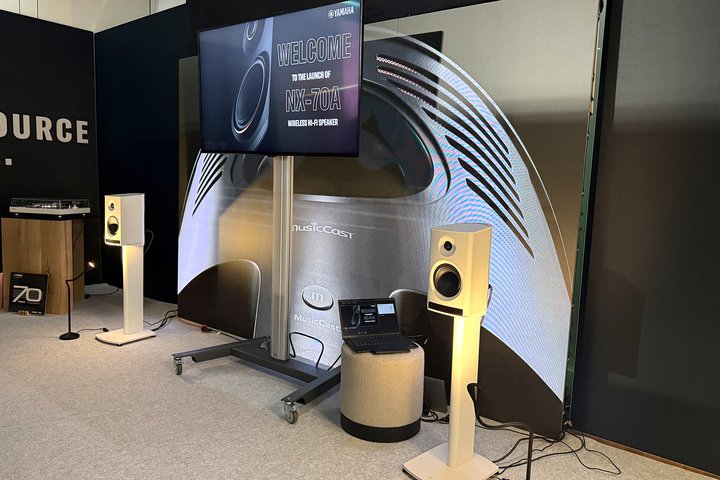 ��HIGH END�����}�n�AHiFi�����A�N�e�B�u�X�s�[�J�[�uNX-70A�v���E����I�BAV�A���v�����DSP�@�\������