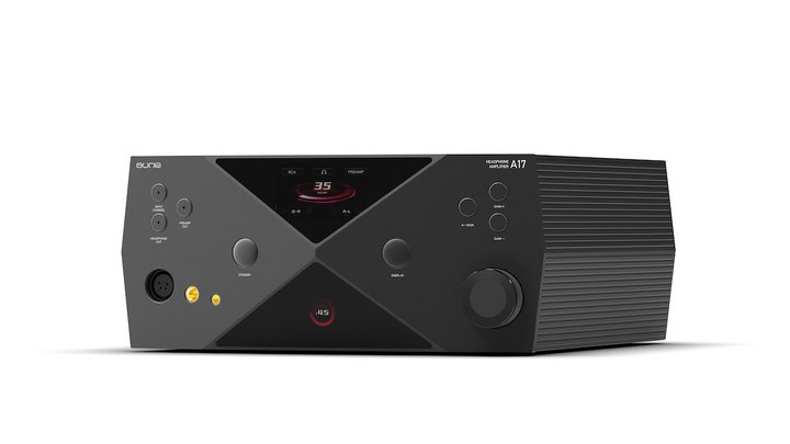 aune audio�A�t���O�V�b�v�ƂȂ鏃A���w�b�h�z���A���v�uA17�v�B�A�i���O��p�d���^R2R�d�q�{�����[������
